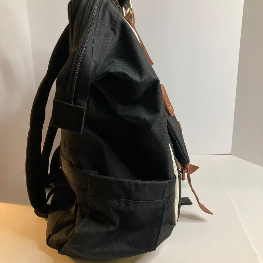 Lovevook Laptop Backpack Travel‎ Black White USB Attachment 15